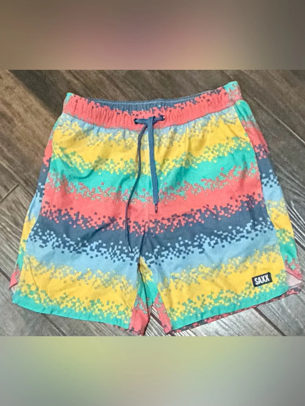 SAXX Oh Buoy 2N1 7” Volley Swim Shorts Sz M